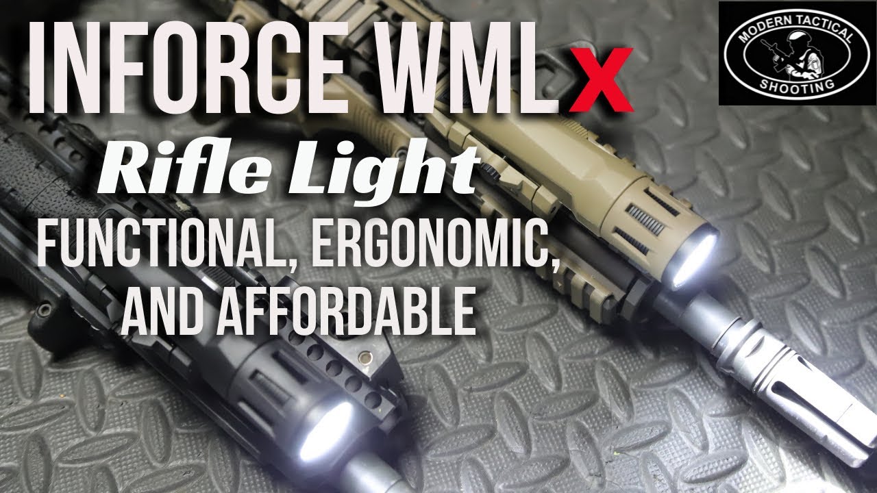Inforce WMLx Rifle Light Performance Review YouTube