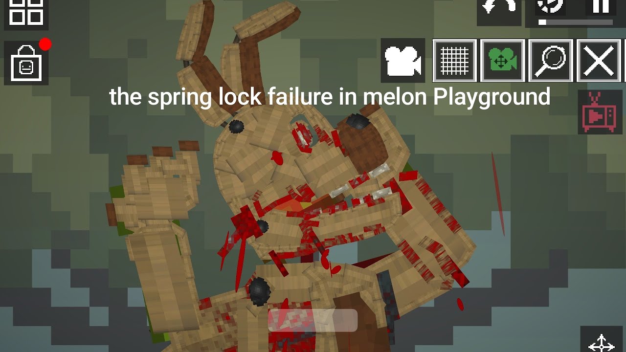The spring lock failure in melon Playground - YouTube