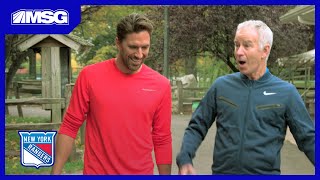 John McEnroe & Henrik Lundqvist Go Head To Head In Golf And Tennis | New York Rangers