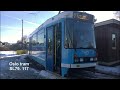 Cabview Line 12 Oslo tramway (sl79 tram) full ride.