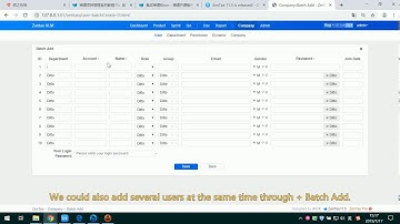 How to create users&departments and assign the priviledges in Zentao