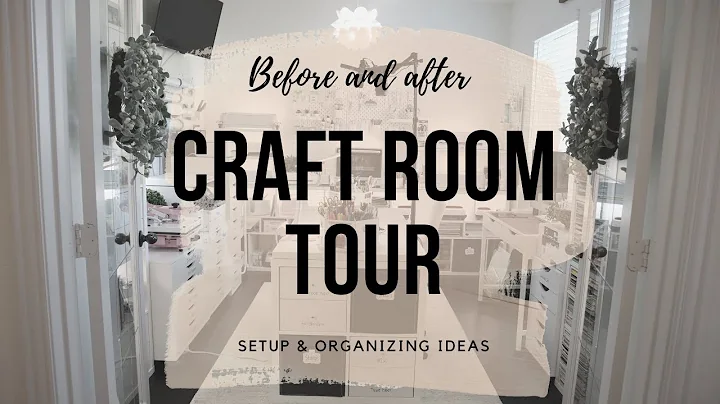Craft Room Tour!  Setup and Organizing Ideas! My F...