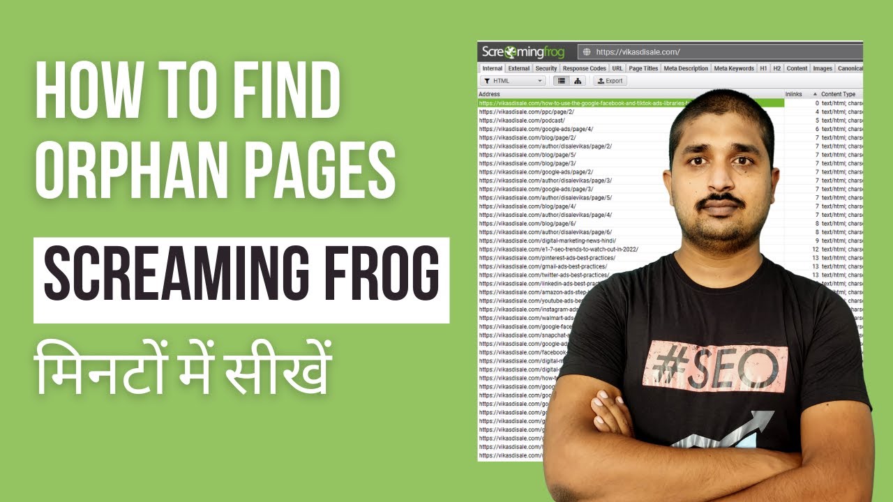 Find Orphan Pages with Screaming Frog & Analytics Data