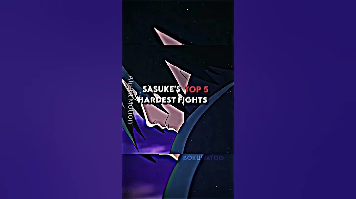 Sasuke uchiha top 5 hardest fights |#edit#sasuke#naruto#shorts