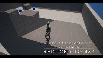 UE5: Slope Based Velocity Adjustment System