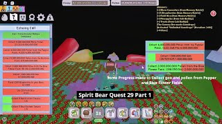 Spirit Bear Quest 29 Part 1 | Bee Swarm Simulator