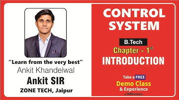 Chapter-1 : Control System (B.TECH) : Introduction | Electrical Engineering By Ankit  sir