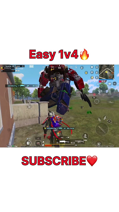 Easy 1v4 in bgmi🔥Bgmi Clutch #shorts #bgmi #pubg #pubgmobile #viral #bgmishorts #2025ipad #trending