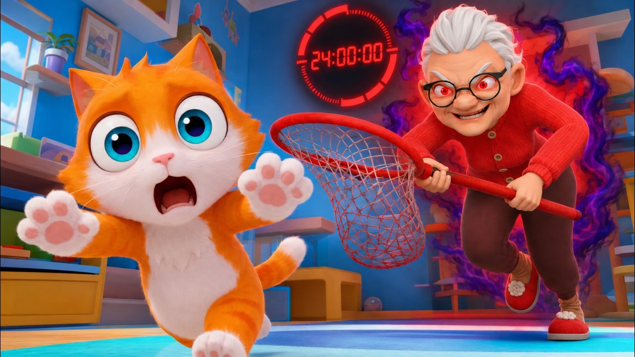 GRANNY Became EVIL For 24 HOURS!