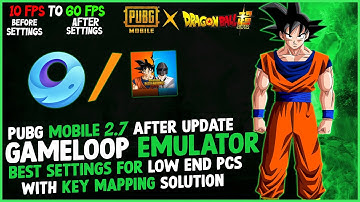 🔧After Update 2.7 PUBG Mobile Gameloop Emulator FPS Drop Solution | Best Settings For Low End Pcs