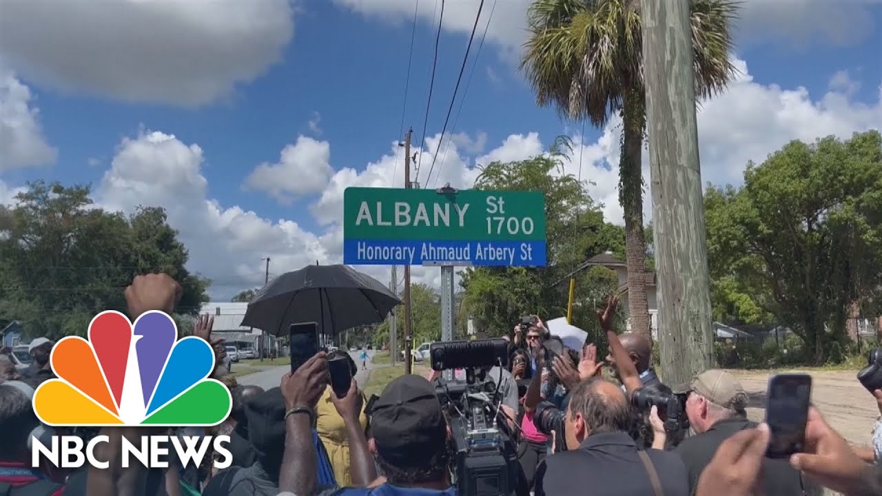 Ahmaud Arbery Honored With Hometown Street Signs
