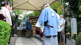 壬生寺で新選組隊士を供養