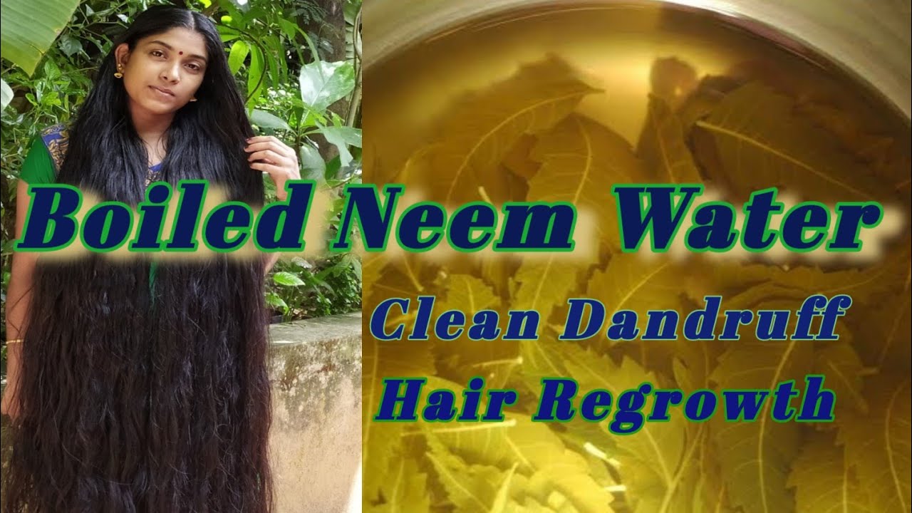 Boiled neem water for hair care - YouTube
