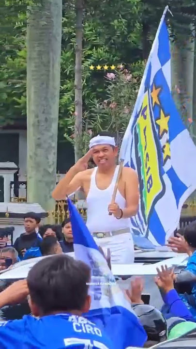 Persib juara kang Dedi Mulyadi buka baju