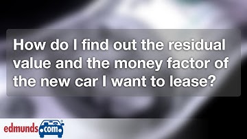 Finding the Residual Value of a Leased Car | Car Leasing