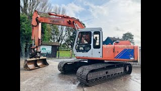 HITACHI FH150LC-3 TRACKED EXCAVATOR C/W QUICK HITCH & BUCKET Fiat Hitachi 150 3
