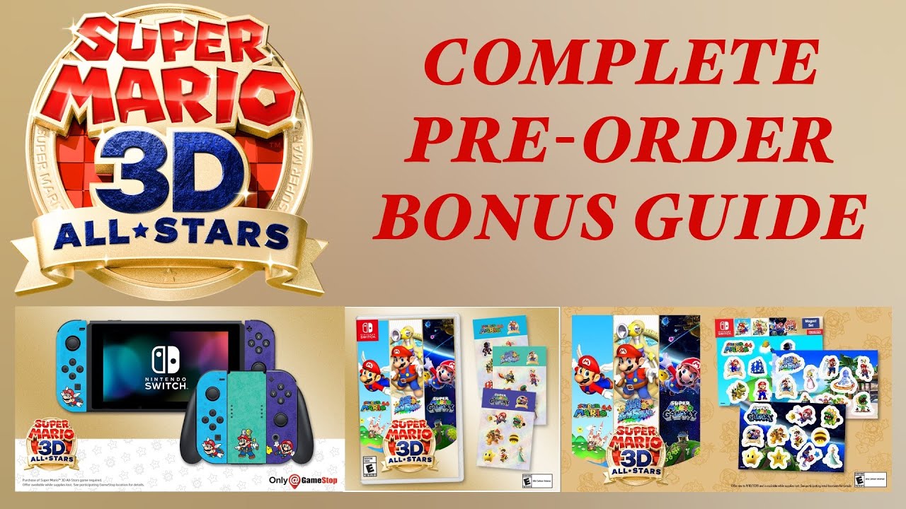 super mario all stars 3d pre order