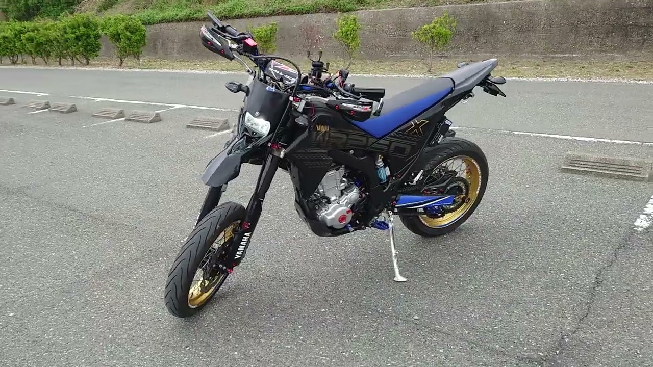 wr250x デルタマフラーバレル4 インナーサイレンサー入れてみた