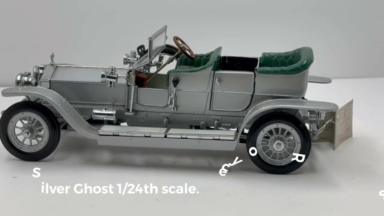 Franklin. Mint 1907 Rolls Royce Silver Ghost 1/24th scale.