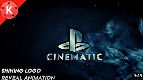 How to Make Shining Logo Reveal intro Animation Kinemaster Android Youtube intro maker app
