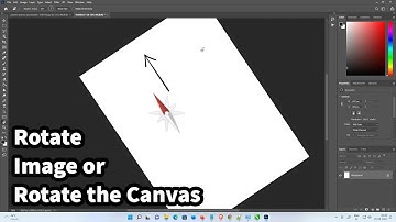 How to Rotate Image in Adobe Photoshop | Rotate the Canvas or Reset the Canvas in Photoshop