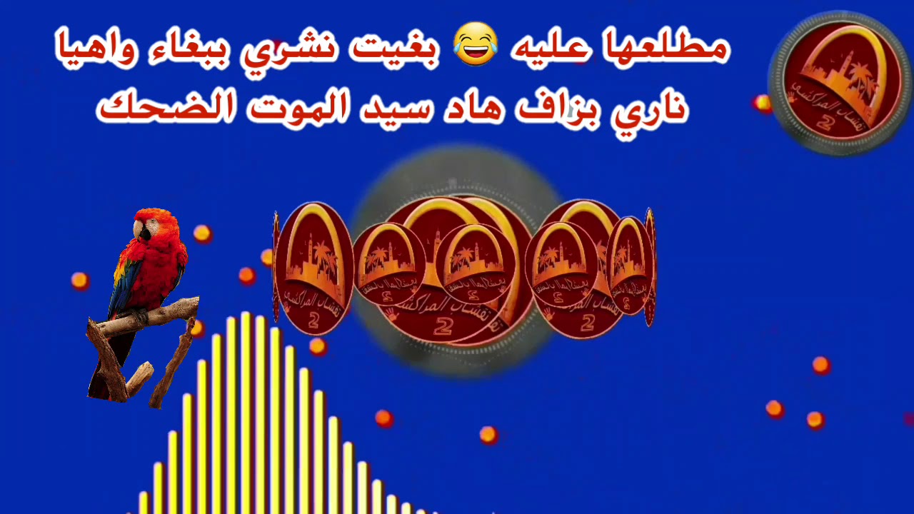 مطلعها عليه 😂 بغيت نشري ببغاء واهيا ناري بزاف هاد سيد الموت الضحك
