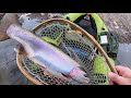 Biggest rainbow trout of my life catch  cook