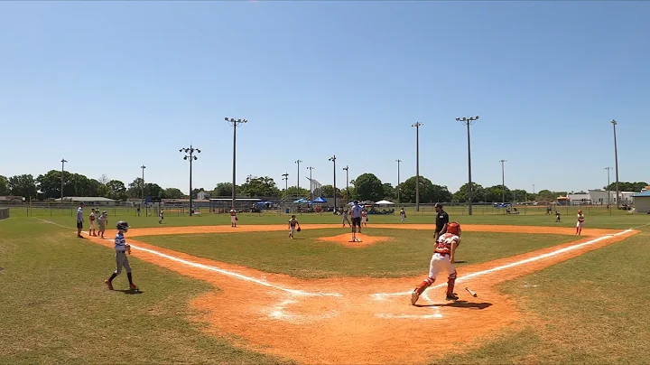 Tampa Elite Hit Squad 8U vs Wesley Chapel Storm 8U | Machine Pitch Baseball | Plant City, FL 3-27-22