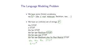 2  - 1  Introduction to the Language Modeling Problem (Part 1)