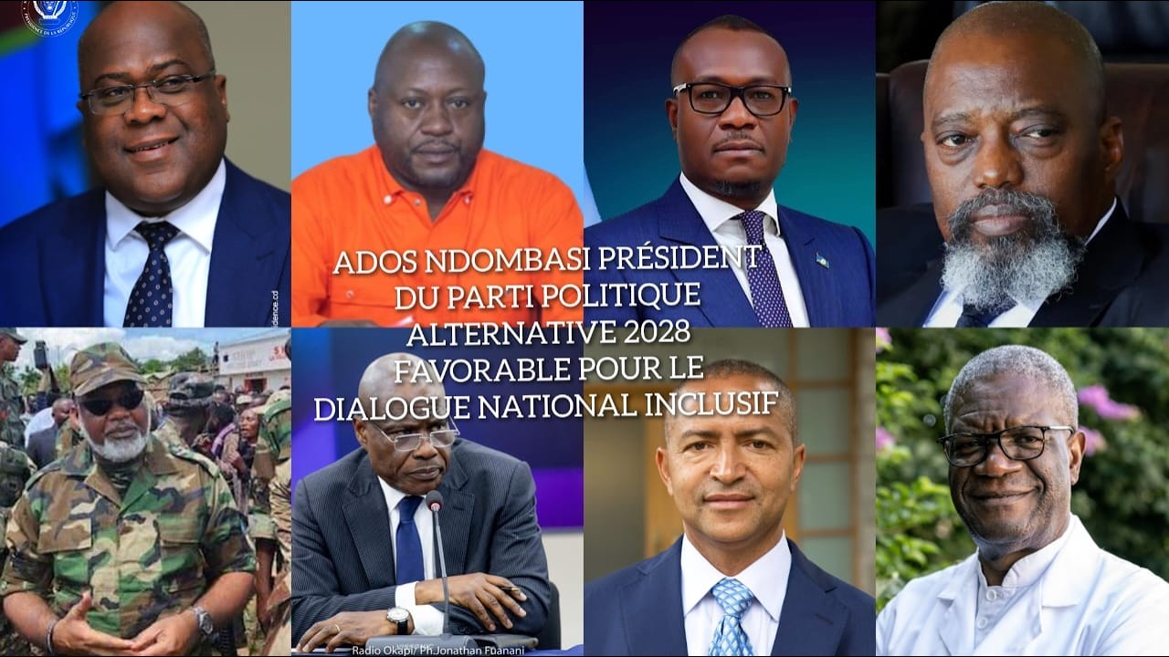 ADOS NDOMBASI DEMANDE L'ORGANISATION D'UN CONCLAVE DE L'OPPOSITION CONGOLAISE AVANT LE DIALOGUE