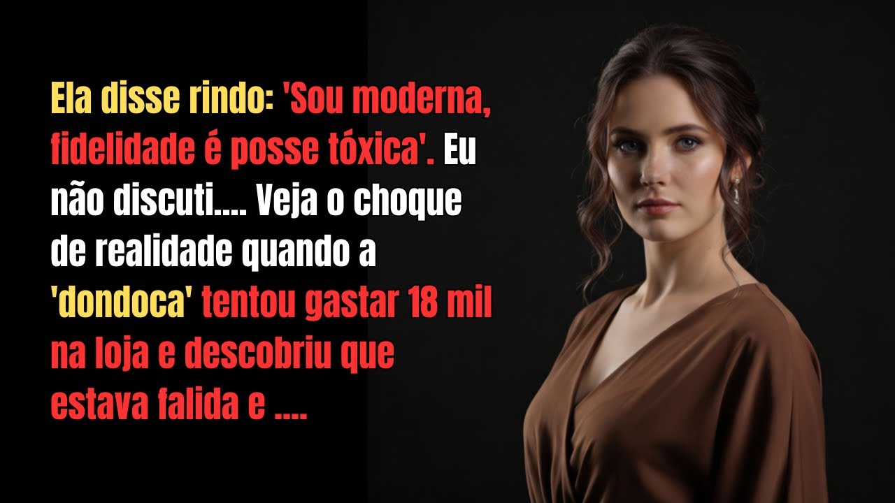 “Sou Mulher Moderna, Eu Traio” — Disse Ela. “Sou Homem Rico, Eu Divorcio” — Eu Disse no Cartório.