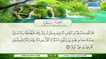 سورة النمل | تلاوة مباركة من الآية 36 إلى الآية 44 | بصوت القارئ الشيخ خالد بركات