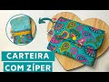 CARTEIRINHA COM ZÍPER - PASSO A PASSO- FÁCIL