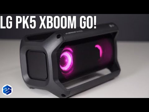 साउंड टेस्ट के साथ LG PK5 XBOOM गो स्पीकर