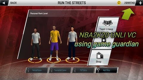 NBA2K20 /HOW TO UNLI MONEY USING GAME GUARDIAN