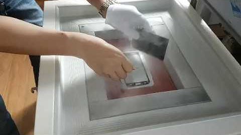 SUNSHINE frozen LCD separator machine for edge mobile teaching video