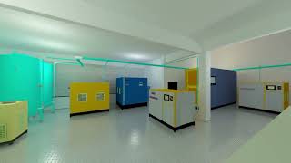 Compressor  room design AutoCAD 3D || Mr how cad #compressor #design