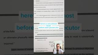 WATCH A RARE PROSECUTOR ADMIT THEY WERE WRONG!
