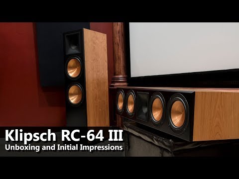 Klipsch RC-64 III Center Channel - Unboxing & Initial Impressions