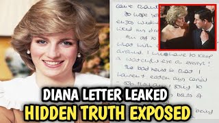 DIANA’S SECRET LETTER EXPOSED! 😱 Royal Marriage Truth Finally Revealed