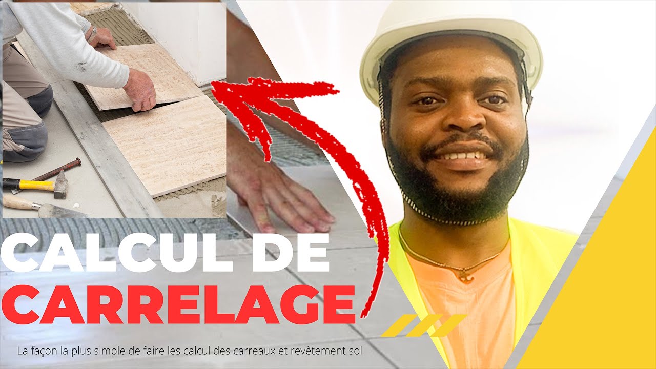 Comment CALCULER LE NOMBRE de CARREAUX nécessaire et  POSER DU CARRELAGE au sol
