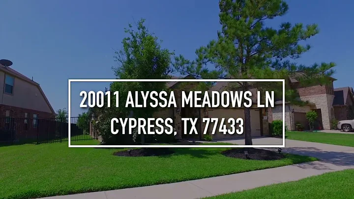 20011 Alyssa Meadows Ln, Cypress, TX 77433