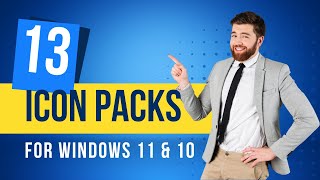 13 Beautiful Icon Packs for Windows 11 and 10 | GearUpWindows Tutorial screenshot 2