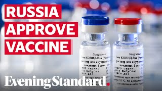 Russian President Vladimir Putin says Russia is first in world to approve coronavirus vaccine