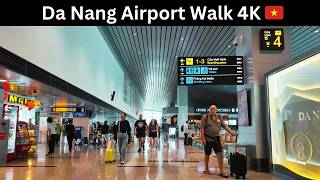 🇻🇳 [4K] Da Nang Airport Terminal 2 Walk | Morning Ambience | 27 Mar 2026