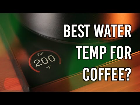 How to choose the best water temperature for coffee