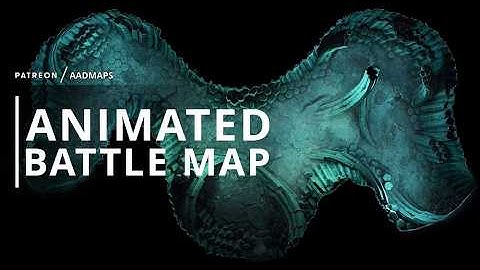 UNDERDARK Twisted Gallery | Animated Battle Map from Fantasy Battlemaps