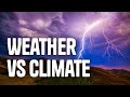 Weather Versus Climate: Understanding Atmospheric Conditions