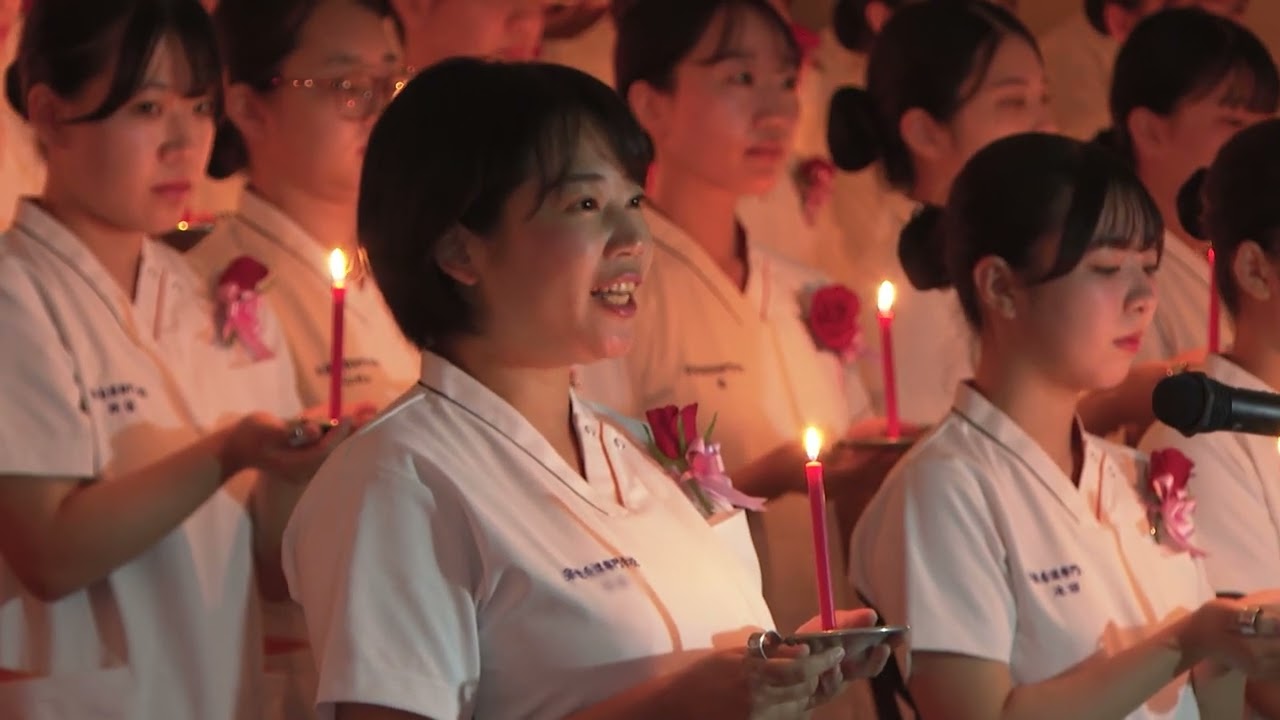 宗像看護専門学校 宣誓式2024