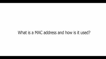 Networking Interview Questions : What is a MAC address and how is it used?